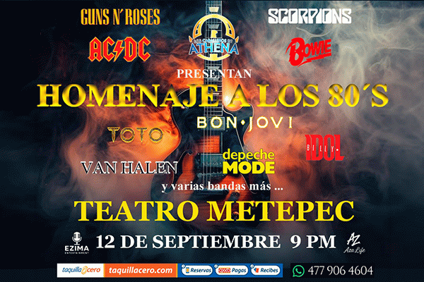 img_Homenaje a los 80's , Metepec